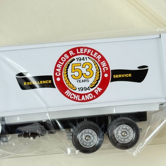 Winross Diecast Carlos R. Leffler Inc 53 Years Truck Richland PA Collectible - Picture 4 of 7